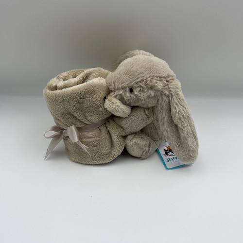 Sucette lapin beige timide Jellycat Bashful neuve avec étiquette jouet lapin mignon - Photo 1/8