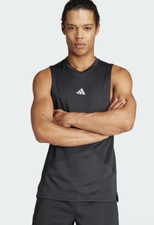 Image of ADIDAS Mens HEAT.RDY Training Workout Tank Top IS3708 Black Sz XL