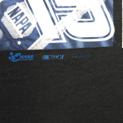 VINTAGE Michael Waltrip Shirt Mens Medium Black 15 Graphic Nascar Racing Y2K - Picture 7 of 10