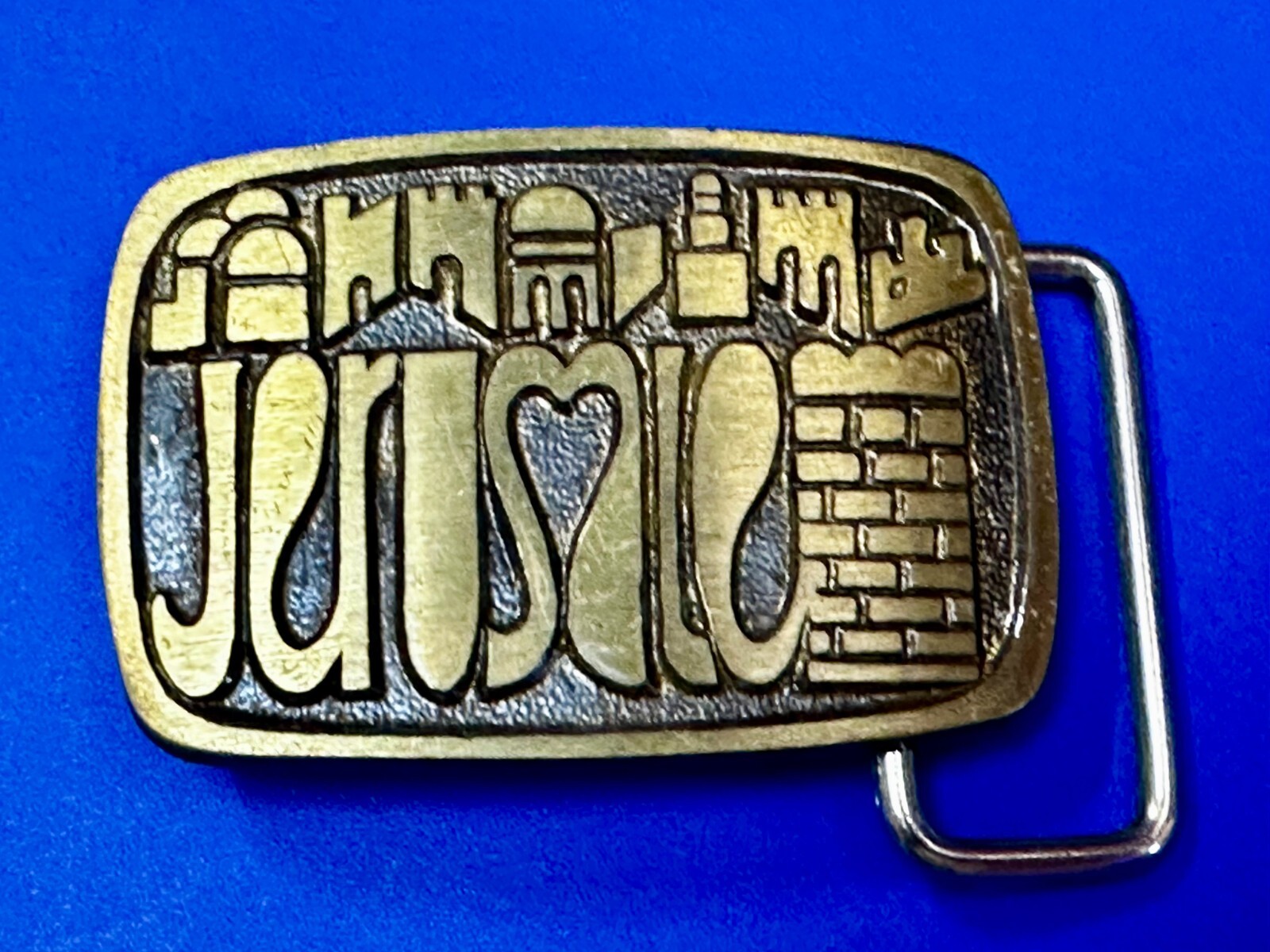 Jerusalem Vintage 1970's Solid Brass Handmade Bel… - image 2