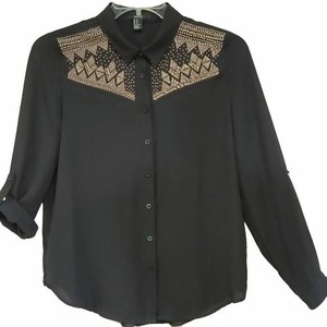 gold blouse forever 21