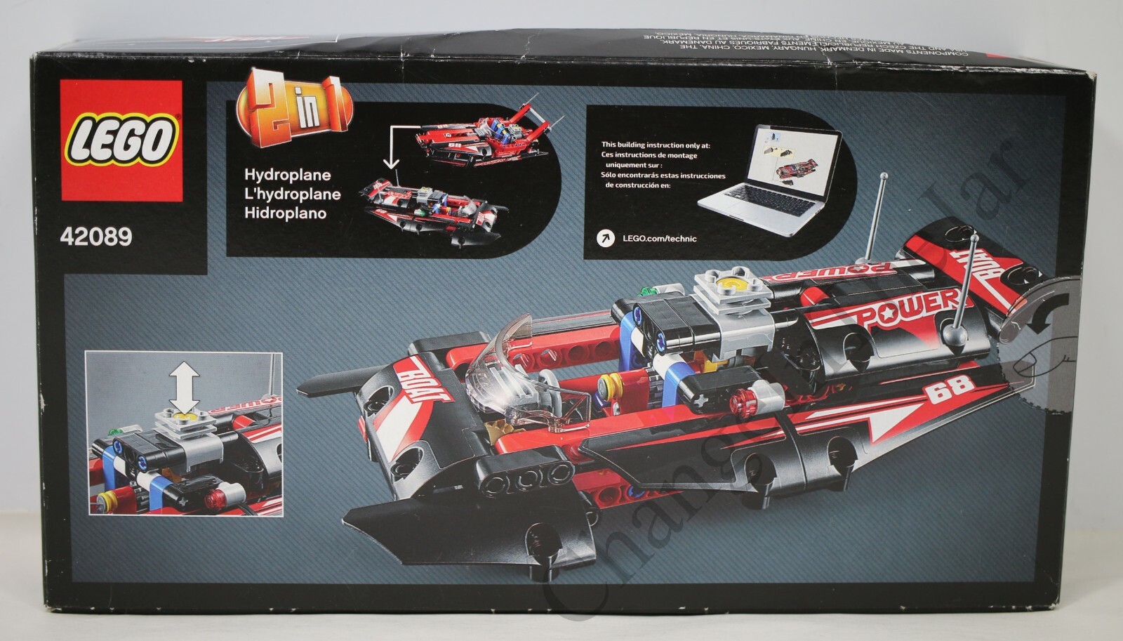 lego technic 42089 hydroplane instructions