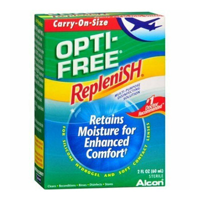Alcon Opti Free Replenish Lens Multipurpose Disinfecting Solution 2 oz 6 Pack
