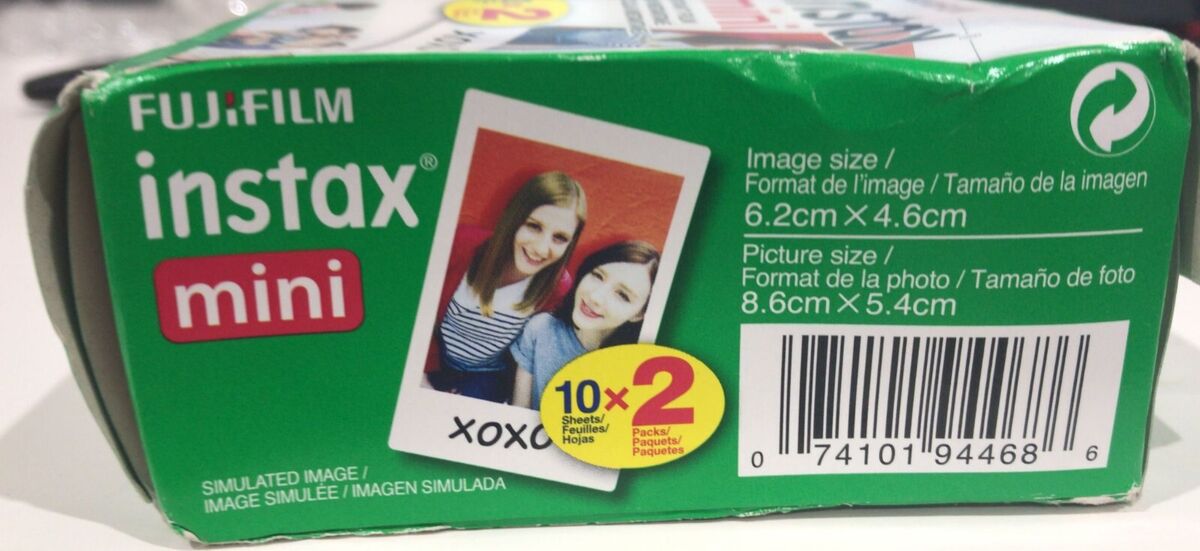 NEW Fujifilm Instax Mini Twin Pack Instant Film (ISO 800) (A2) 74101944686