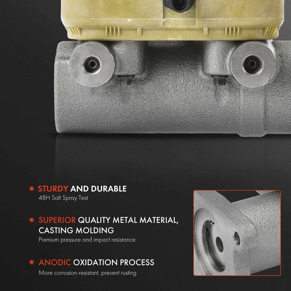 Brake Master Cylinder with Reservoir for Chevrolet C60 C70 P60 83-90 GMC C6000 - Image 2 of 4