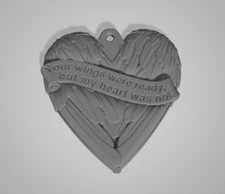 3d Model Stl File for CNC Router Laser Angel Wings Heart 3D Model