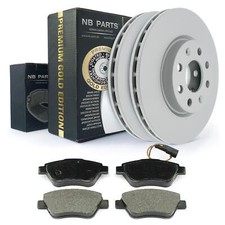 Bremsscheiben Bremsbeläge Satz vorne 257mm für Fiat Grande Punto Van 199