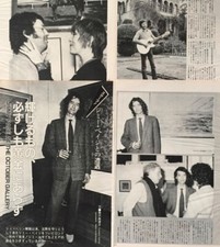 JIMMY PAGE ERIC CLAPTON PATTIE BOYD 1981 Clipping Japan OS 5M 7PAGE