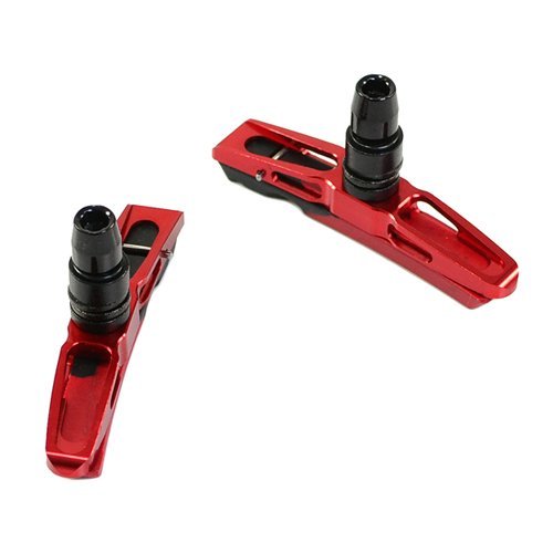 ZEIT Full CNC Machined Brake Shoes For V-Brake , Red - Picture 2 of 5