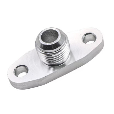 Turbo Oil Feed Line Flange Gasket 4AN 4 AN Fitting Adapter For T3