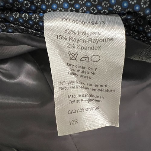 Lauren Ralph Lauren Blazer Suit Jacket Boys Kids 10R Gray Plaid Stretch Coat - Picture 8 of 12