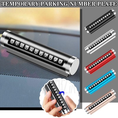 Car Temporary Parking Card Phone Number Card Plate Car Park Stop Car Acces'