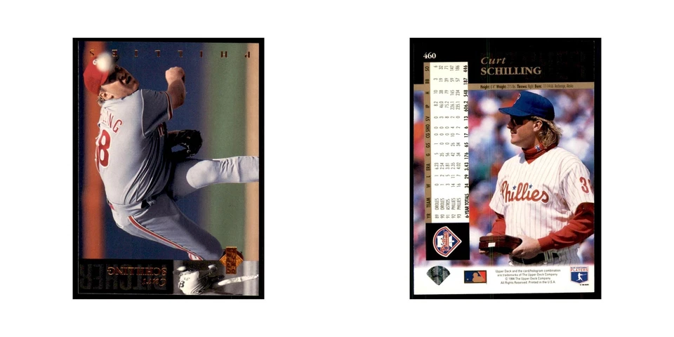 1994 Upper Deck Curt Schilling Phillies #460 - Image 3 of 3