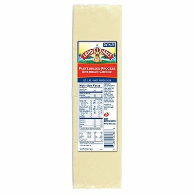 Land O Lakes White 160 Slice Processed American Cheese, 5 ...
