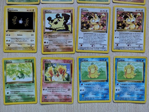 TEAM ROCKET SET POKEMON (SINGOLE, PRIMA EDIZIONE, NON COMUNI) - SCONTI - Foto 171 di 378