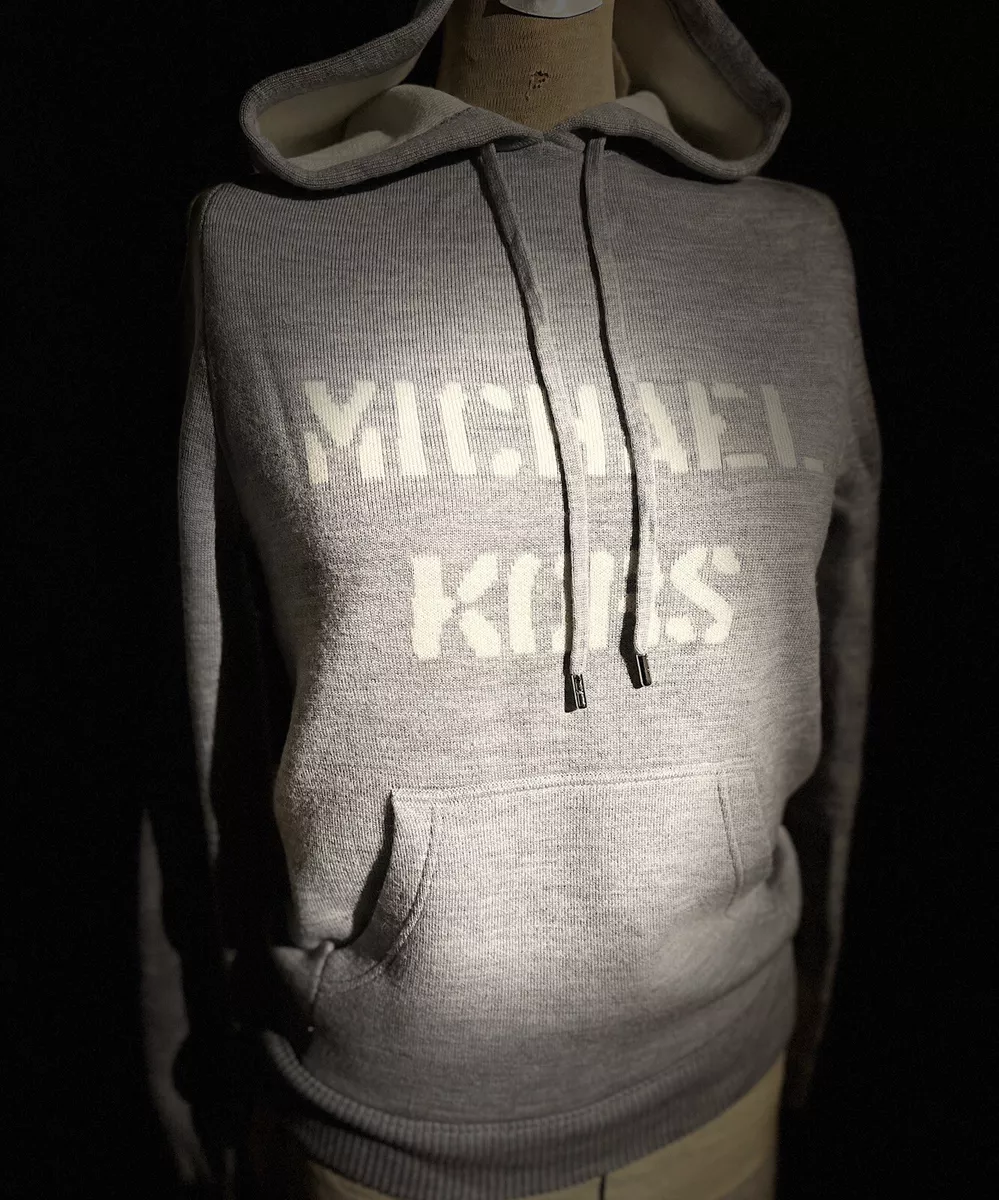 Michael kors hotsell hoodie womens grey