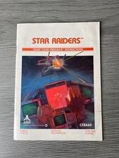 Original Atari 2600 Star Raiders Game Manual – 1982 Instruction Booklet