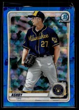 Aaron Ashby 2020 Bowman Draft Sapphire Edition Card #BD-186