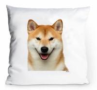 Kissenbezug 40X40Cm - Shiba Inu - Portrait Fun HüLle Hund Dog Deko Kissen