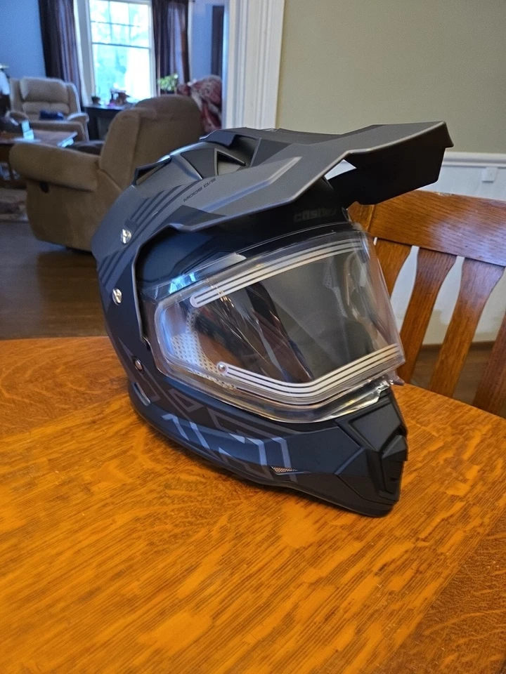 Castle - Modo Eléctrico D/S SV Gris Agente Casco XXXL 25,5 Pulgadas Foto 2 de 4