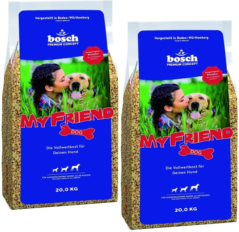 BOSCH 40kg (2 x 20kg) Hundefutter My Friend Kroketten Trockenfutter für Hunde - Bild 3 von 4