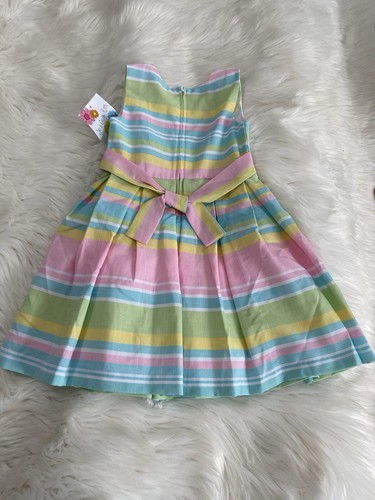 Jessica Ann Girls Colorful Spring Dress Sz 4 - Picture 6 of 6
