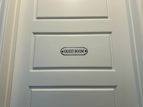 Room Sign w/Daisy-Antique Nails, FAUX White Cast Iron, Made w/Photo PAPER (READ) - Picture 16 of 19