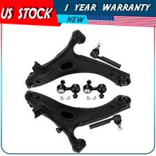 Front Lower Control Arm w/ Ball Joints Tie Rod End For 2011-2014 Subaru Impreza