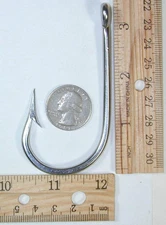 20 10/0 7699 SS Heavy Duty Slight offset  Marlin Wahoo Tuna Fish Hooks lure bait