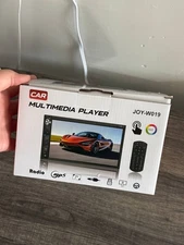 Voiture Multimedia Lecteur écran tactile Double DIN Caméra de sauvegarde radio Bluetooth