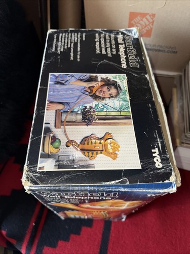 Vintage Garfield TYCO Telephone - Desk or Wall Mount W/ Box Manual - Picture 5 of 23