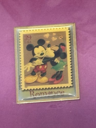 Mickey and Minnie Romance 39 Cent USPS Stamp Lapel Pin NEW Made in USA - Picture 3 of 5