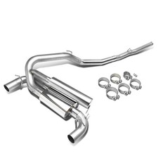 Fit 16-18 Ford Focus Rs Stainless Steel 3od Dual Exit Catback Exhaust System Fit 16-18 Ford Focus Rs Stainless Steel 3od Dual Exit Catback Exhaust System