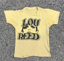 Lou Reed The Velvet Underground band 90s Rare T shirt Basic Style S-5XL