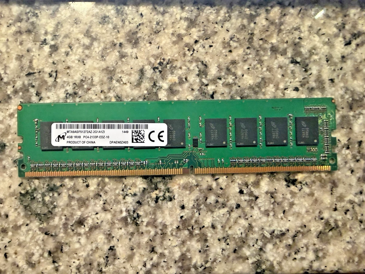 Micron DDR4 SDRAM 4 GB Capacity per Module Memory (RAM) for sale