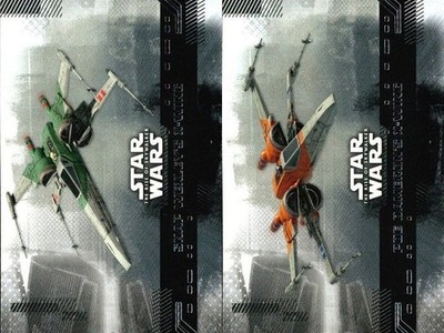 Star Wars Topps Card Lot Snap Wexley Poe Dameron X-Wing