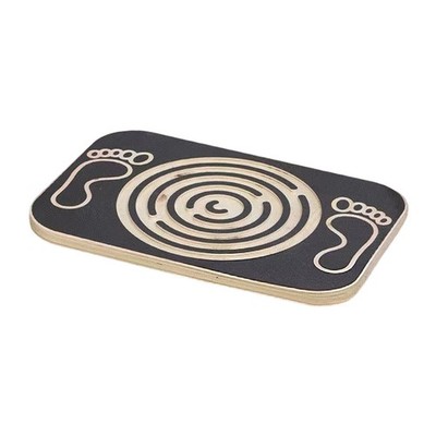 Labyrinth Balance Board Exercise Training Tool Versatile Wood Wobble Board with