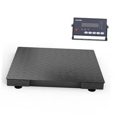 24"x24" Industrial Floor Scale, Precision Pallet Scale 24"x24"-2500LB Black
