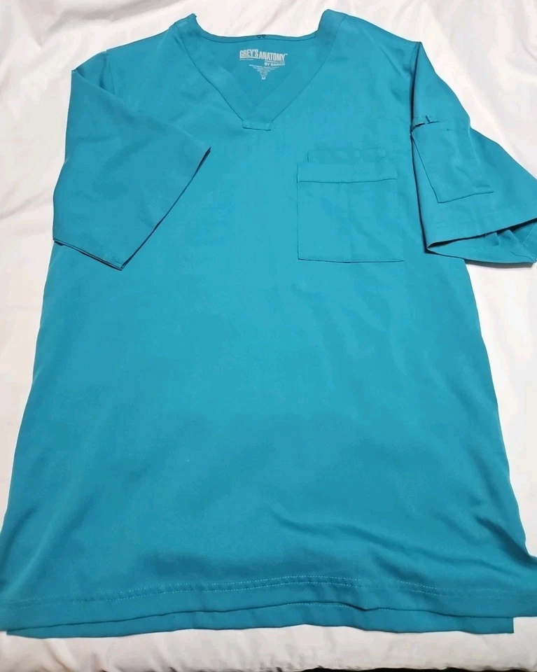 Camisa Médica Exfoliante Para Hombre Grey’s Anatomy By Barco Teal M Mediana MD Activa Foto 2 de 4