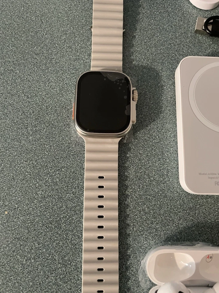 Apple Watch Ultra/ Android Watch Ultra with Apple Airpods Gen 3 All Brand New - Image 2 of 4