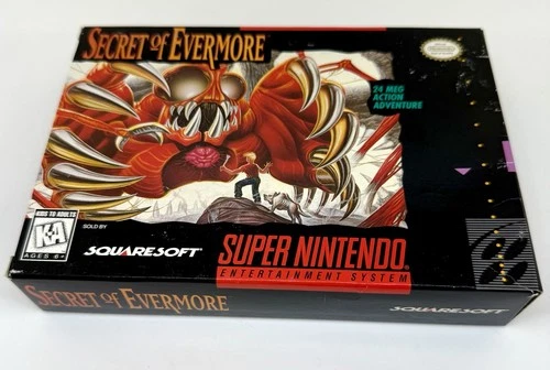 SECRET OF EVERMORE Super Nintendo SNES