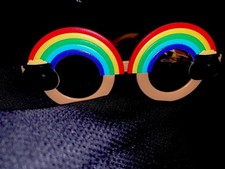 Happy St Patricks Day Novelty Fashion Glasses- Green/Gold Glitter Party Glasses