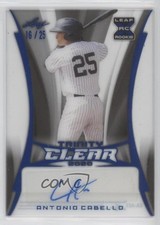2020 Leaf Trinity Clear Auto Platinum 16/25 Antonio Cabello #CA-AC1 Auto 05ks