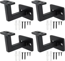 Handrail Brackets for Indoor Stairs Heavy Duty Steel Square for Staircase