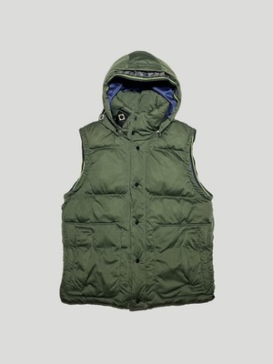 MA.STRUM MASSIMO OSTI ARCHIVE ナイロンメタル Vintage MA. Strum Massimo Osti Archive Hooded Puffer Vest Men's