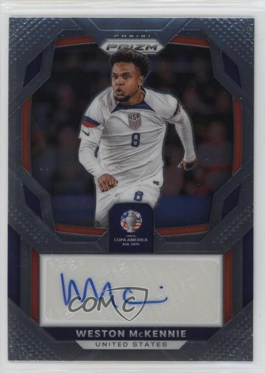 2024 Panini Prizm CONMEBOL Copa America Signatures Weston McKennie #S-WM Auto