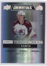2021 Upper Deck Credentials Debut Ticket Access /999 Tier 1 Sampo Ranta #98 z6b
