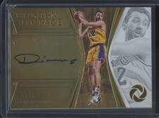 2019-20 Panini Opulence Basketball Vlade Divac #GVA-VD Golden Vintage Auto /25