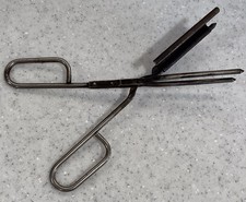 Antique Metal Manual Hair Crimper Curling Iron Vintage Vanity For Display Prop