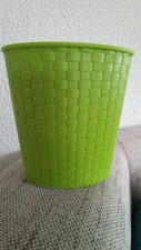 Messerblock,grün mit Flechtoptik Kunststoff, ovale Form,super Zustand